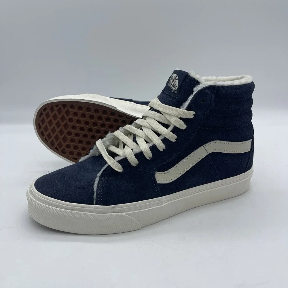 VANS Sk8-Hi Cozy Hug 508731 Men's Size 7.5 / Women's 9 Shoes Parisian Night Blue